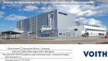 Завод по производству гидротурбинного оборудования